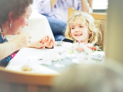 Child with woman