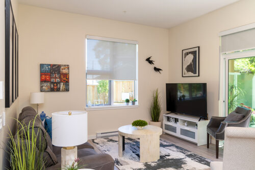 Woodlands unit living room